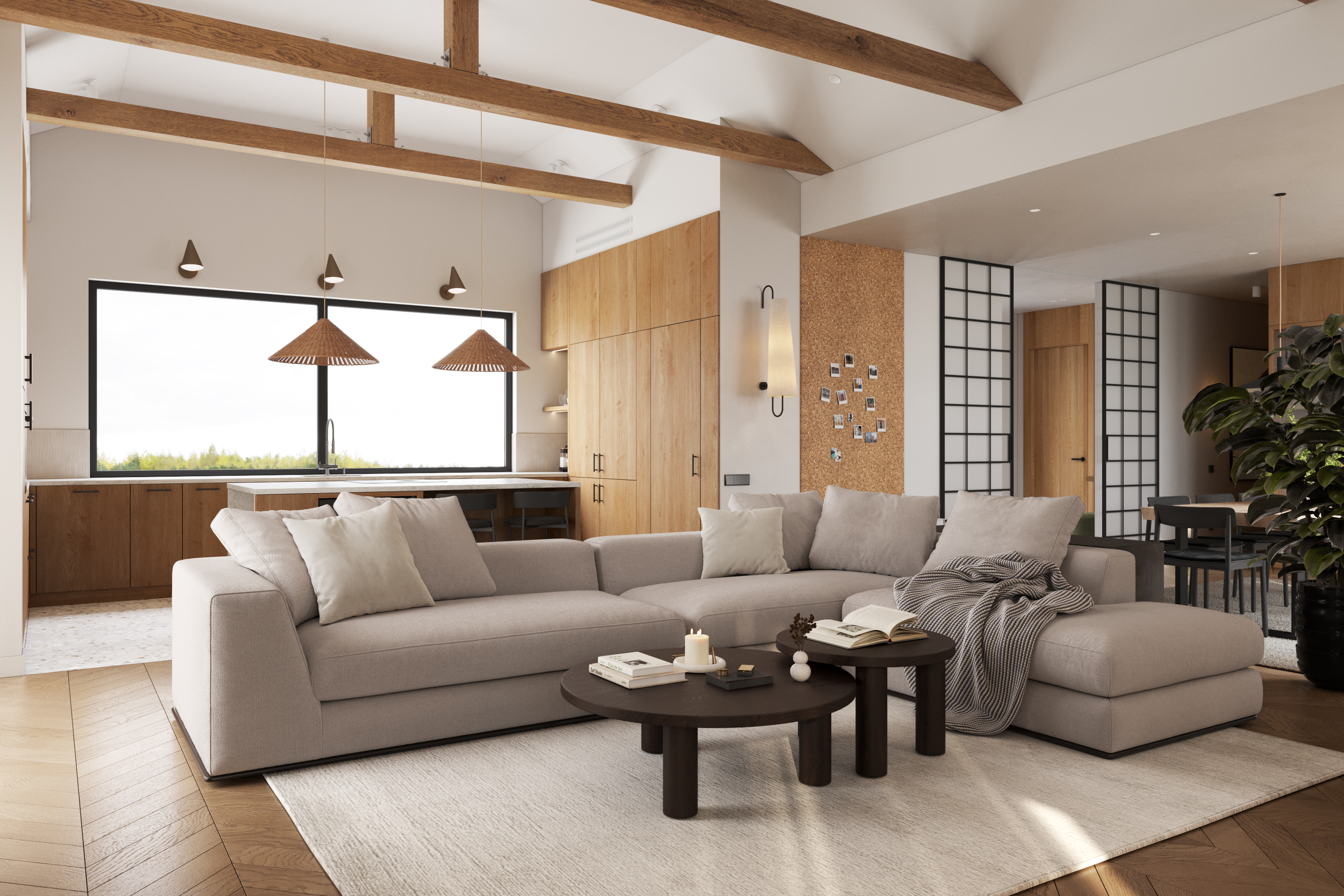 Light, warmth, and harmony of form — an interior that inspires you to live slower, yet deeper.